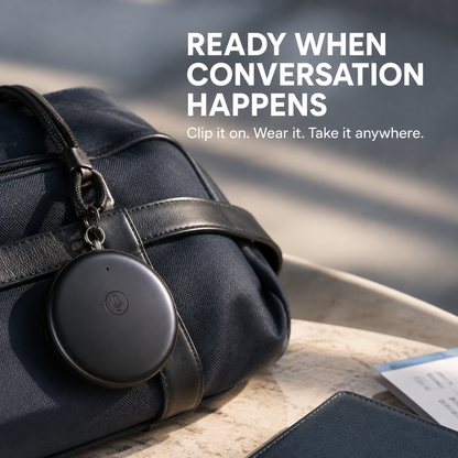 🌍 Wearable AI Translator – 165-Language Real-Time Voice Translation & Practice Companion